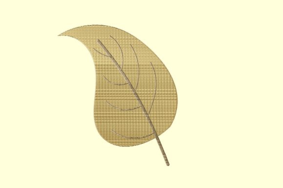 Brown Fall Leaf Embroidery Review
