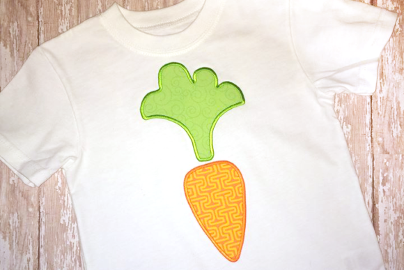 Easter Carrot Embroidery Design