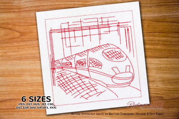 Electric Train Embroidery Review