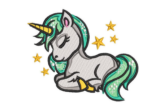 Pony Unicorn Sleeping