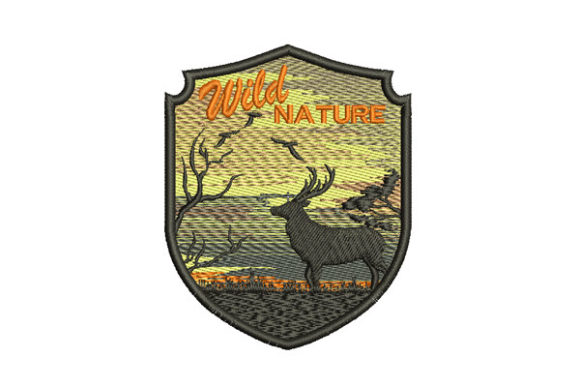 Wild Nature Embroidery Design