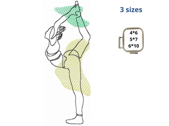 Yoga Line Art Review